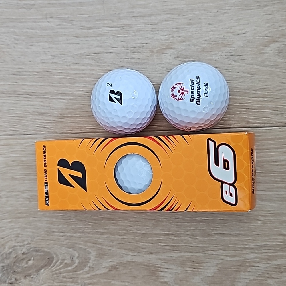 NWOT Bridgestone Golf Balls Special Olympics Florida Set of 5